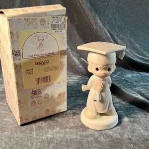 Precious moments  1986 god bless you graduate